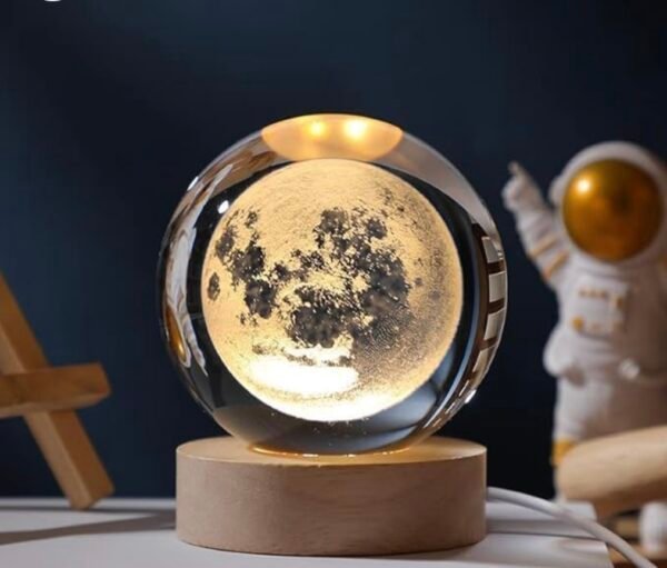 Moon Crystal Ball Night Light